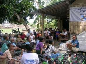 Assistant for family eartquake victims in Bantul