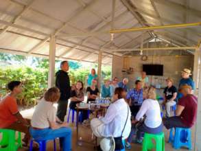 The World Pilgrim group visit Koung Jor Camp