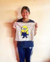 A participant with her beautiful embroidery skills