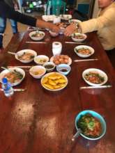 Our delicious welcome lunch