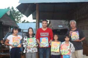 More students collect their new textbooks