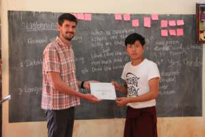 Teacher training at Koung Jor refugee camp