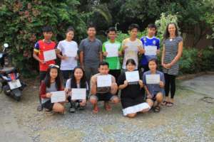 Students at BEAM receive their certificates