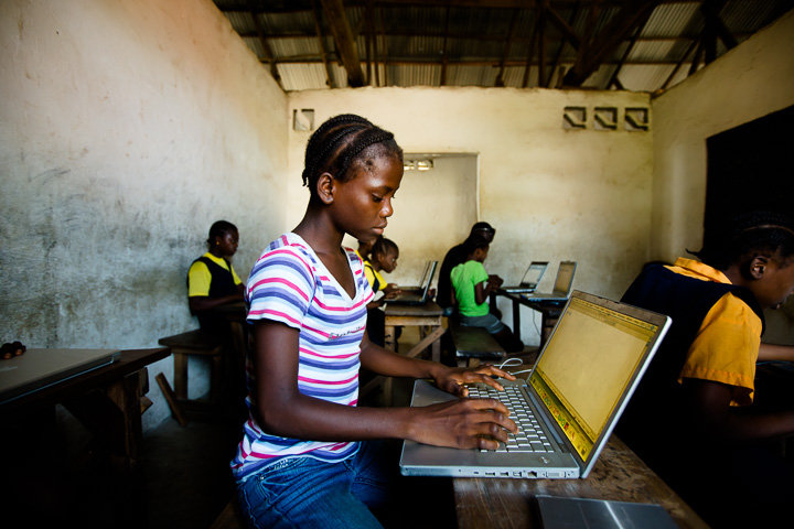 More Than Me Girls' Academy Computer Lab!