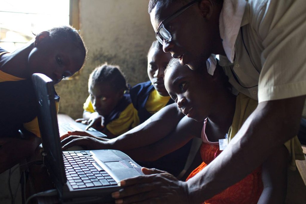 More Than Me Girls' Academy Computer Lab!