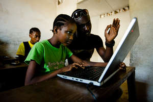 More Than Me Girls' Academy Computer Lab!