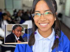 Flor, now in 9th grade