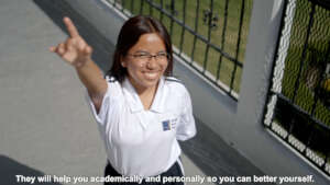 Flor, in high school, has a passion for dance.