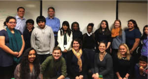 Spark Chicago students and their Spark mentors