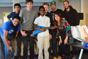 Spark student Kalin and the Rockbot team
