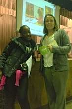 Amirah and Lindsey at Discovery Night