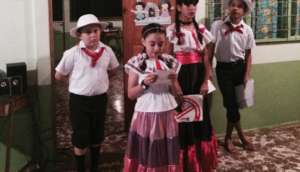 Girls at the Sta Juana School