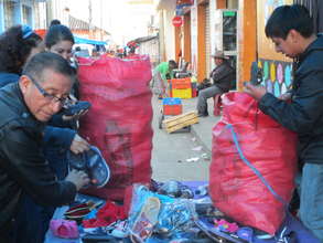 young participant at his family's market stand