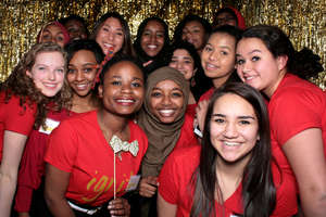 Girls at the Ignite Dinner