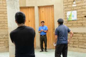 Group members discuss their goals and expectations