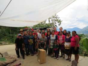 Las Diez Rosas with visitors