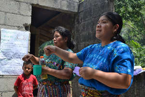 Members from Pampojila lead a training in Totolya