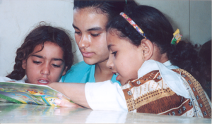 Big Sister Teaches Little Sisters in El Barsha