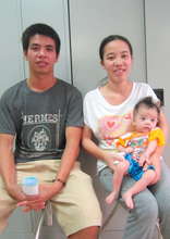 Hoang and his parents