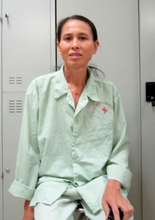 Dong after her surgery