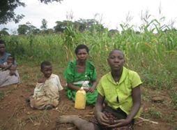 Student NS with her grandmother (guardian)