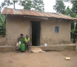 Student NS at home with family