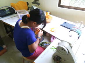 Developing skills in sewing