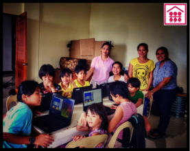 Volunteers empower girls by sharing life skills