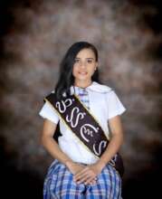 The confident smiling student