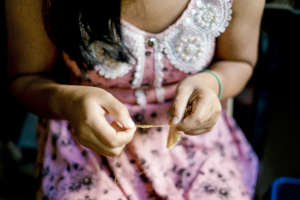 Sewing her way to success