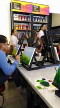 Street girls express themseelves through art