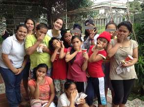 Ms. Erich Gonzales with the TSL girls