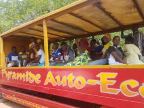 7th year students coming back from driving test
