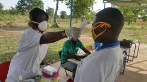 measuring the temperature