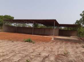 Compost building area