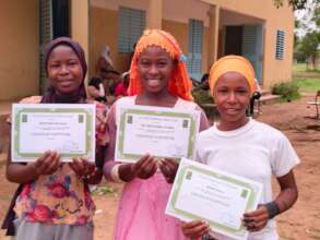 Students with their CAL diploma