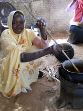 Tama, a stove user