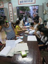 students continued to arrive for help from tutors