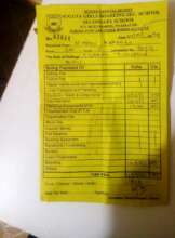 Naomi's school fees receipt.