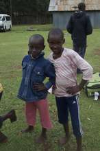 two of the Maasai girls we help protect