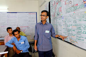 Interactive training. Copyright RedR/GMB Akash