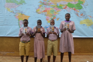 7th graders at Matuwa with their flashlights