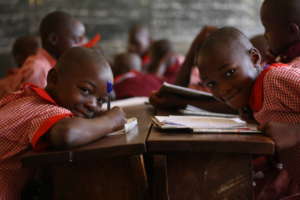 P4 Girls in Class