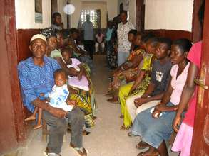 Clinic Patients wait their turn
