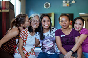 Ann with Midwives at Mercy In Action Birth Center