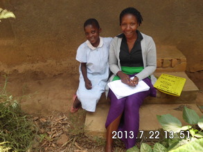 support to a child living with HIV by a nurse
