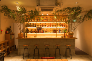 Bar Counter in Cafe and Dining