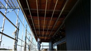Attaching working of an eave