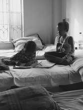 Siblings Draw together During Healing