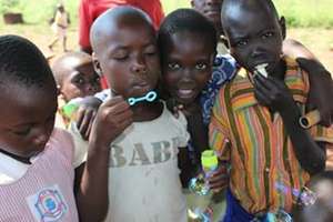 Enjoying a saturday kids club